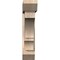 Ekena Millwork Balboa Slat Smooth Bracket w/ Offset Brace, Douglas Fir, 7 1/2"W x 34"D x 34"H BKT0806X34X34BOA06SDF - alternate 2